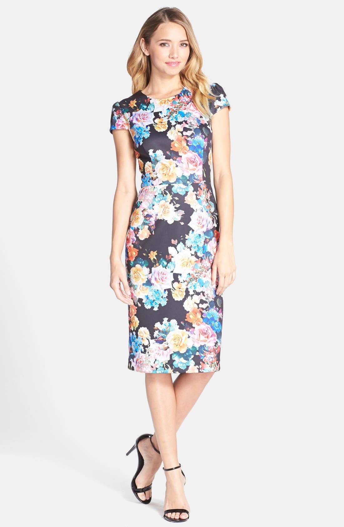 Betsey Johnson Floral Sheath Dress